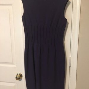 Calvin Klein purple sheath dress.